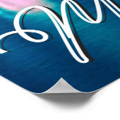 ボストンマサチューセッツ州スカイライン ポスター (角)