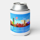 ボストンマサチューセッツ州チャールズリバースカイライン 缶クーラー (缶裏面)