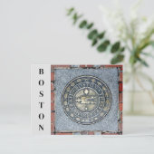 ボストンマサチューセッツ州歴史自由遊歩道マーカー ポストカード (スタンド正面)