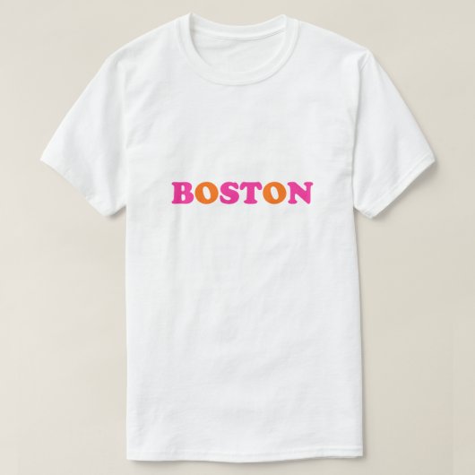 ボストンマサチューセッツ州 Tシャツ (デザイン正面)
