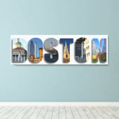 ボストンマサチューセッツ市旅行ファインアートの写真 キャンバスプリント (インサイチュ (ウッドフロア))