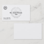 ボストンマサチューセッツ素晴らしシール 名刺 (正面/裏面)