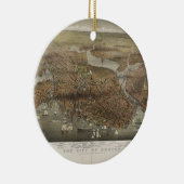 ボストンマサチューセッツ1873年市 セラミックオーナメント (右)