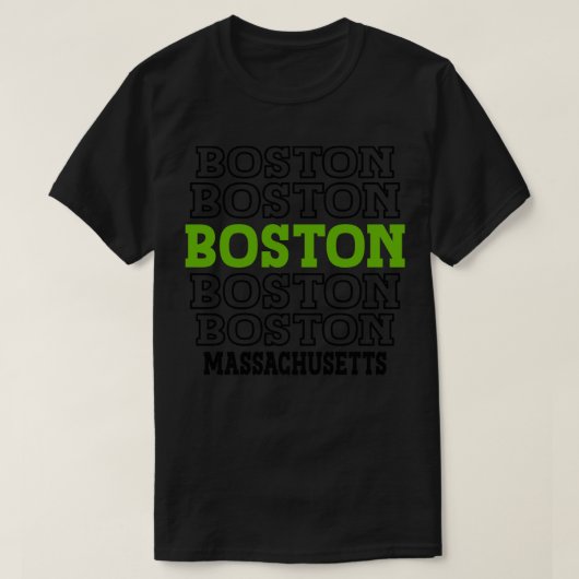 ボストンマサチューセッツ2 Tシャツ (デザイン正面)