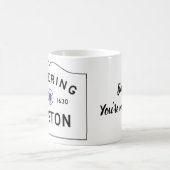 ボストンマサチューセッツ-コーヒー・マグ-交通標識 コーヒーマグカップ (中央)