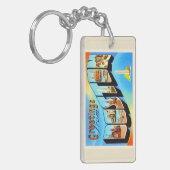 ボストンマサチューセッツMAヴィンテージ旅行記念品 キーホルダー (正面左)