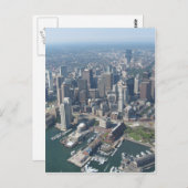 ボストンマススカイライン ポストカード (正面/裏面)