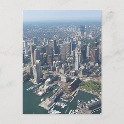 ボストンマススカイライン ポストカード (正面)