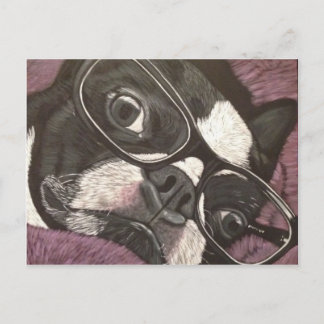 ボストンメガネ ポストカード