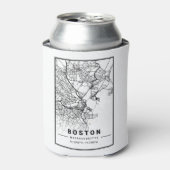 ボストンライトシティの地図 缶クーラー (缶正面)