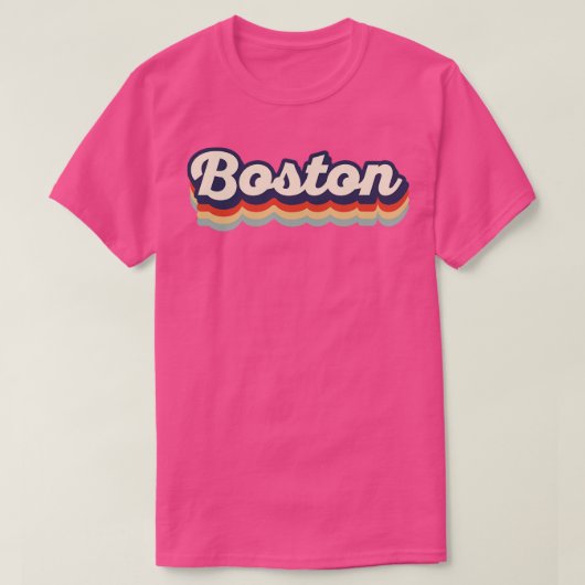 ボストンヴィンテージカラー Tシャツ (デザイン正面)