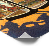 ボストンヴィンテージ旅行はがき復元 ポスター (角)