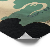 ボストンヴィンテージ旅行ポスターアドレトロプリント ポスター (角)