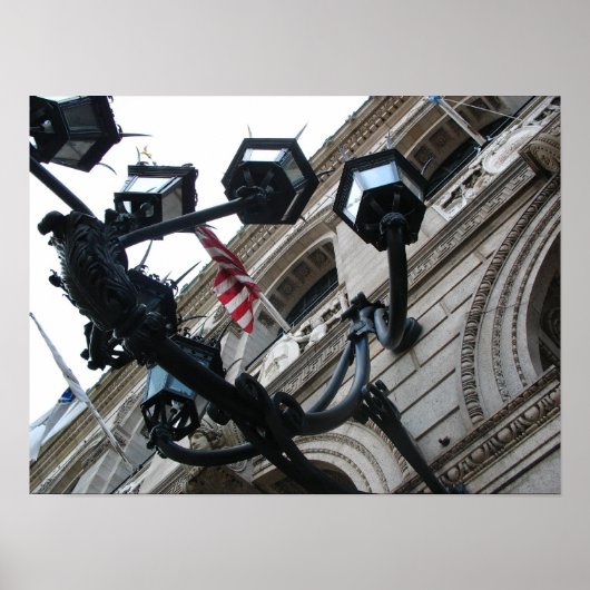 ボストン公共図書館ランプ ポスター (正面)