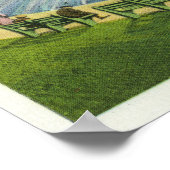 ボストン共通カエル池の景色 ポスター (角)