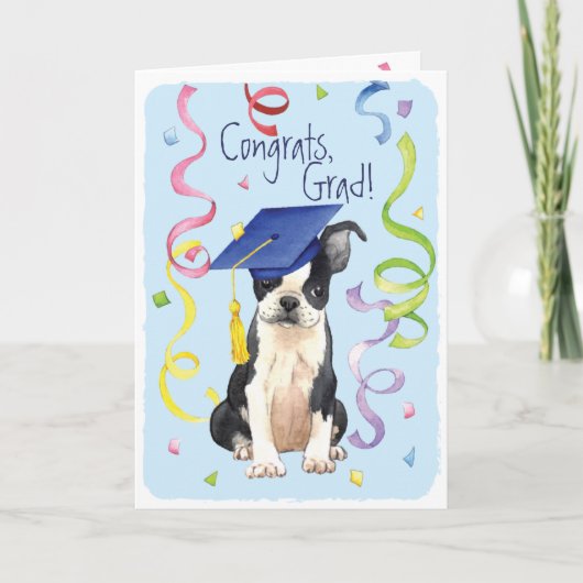 ボストン卒業生 カード (正面)