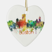 ボストン固まり。 スカイラインSP - セラミックオーナメント (右)