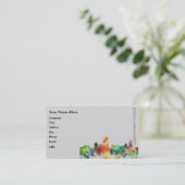 ボストン固まり。 スカイラインSP - 名刺 (スタンド正面)