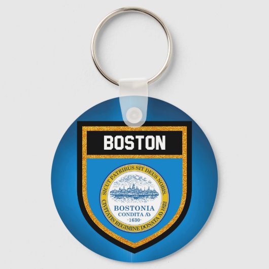 ボストン国旗 キーホルダー (正面)