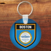 ボストン国旗 キーホルダー (正面)