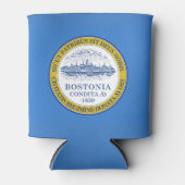 ボストン国旗、マサチューセッツクーラーボックス 缶クーラー (正面)