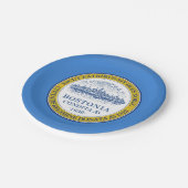 ボストン国旗、マサチューセッツ州紙プレート ペーパープレート (アングル)