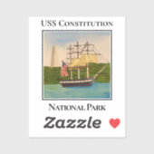 ボストン国立歴史公園(USS Constitution) シール (シート)