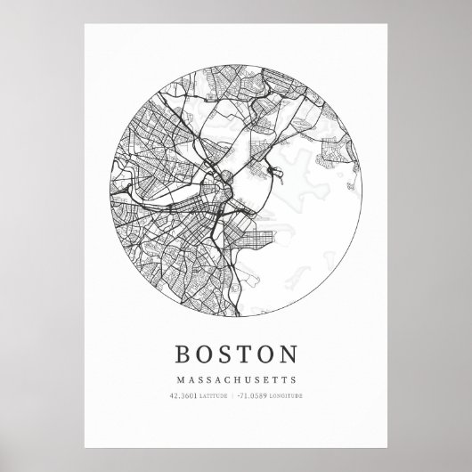 ボストン地図帳 ポスター (正面)