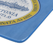 ボストン市旗(マサチューセッツ州) カッティングボード (角)