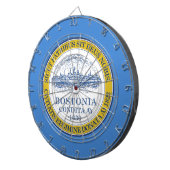 ボストン市旗(マサチューセッツ州) ダーツボード (正面右)