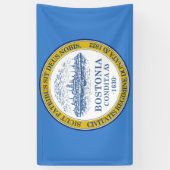 ボストン市旗（マサチューセッツ州） 横断幕 (縦)