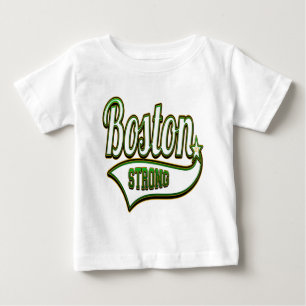 ボストン強いアイルランドの緑 ベビーTシャツ