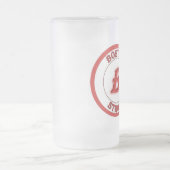 ボストン強い曇らされたビールのジョッキ フロストグラスビールジョッキ (中央)