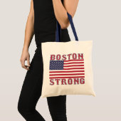 ボストン強い米国旗のトートバック トートバッグ (正面(商品))