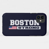 ボストン強い米国旗のiPhone 5の場合 Case-Mate iPhoneケース (裏面(横))