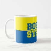 ボストン強く写実的なスタイル コーヒーマグカップ (左)