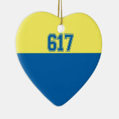 ボストン強く写実的なスタイル セラミックオーナメント (右)