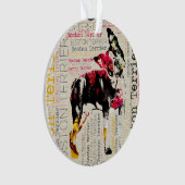 ボストン愛らしいテリア オーナメント (正面)