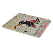 ボストン愛らしいテリア カッティングボード (角)