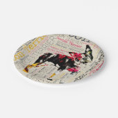 ボストン愛らしいテリア ペーパープレート (アングル)
