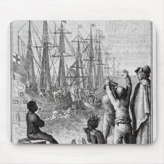 ボストン投球の住民 マウスパッド (正面)