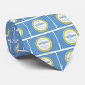 ボストン旗の都市 ネクタイ (ロール)