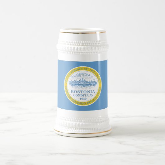 ボストン旗 ビールジョッキ (中央)