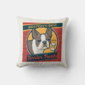 ボストン最高のテリアトリート クッション (正面)