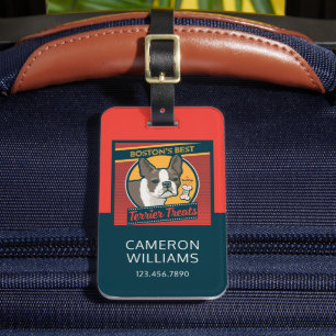 ボストン最高のテリアトリート ラゲッジタグ