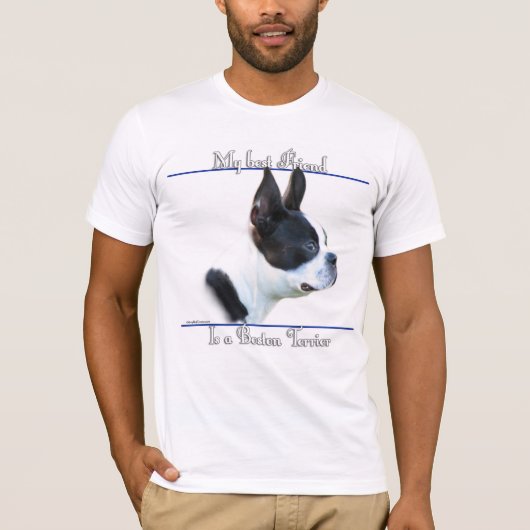 ボストン最高のテリアフレンド2 Tシャツ (正面)