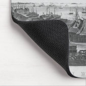 ボストン港1854年 マウスパッド (コーナー)