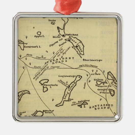 ボストン港2 メタルオーナメント (正面)