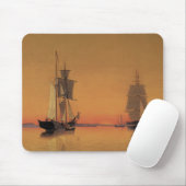 ボストン港-ウィリアムブラッドフォードの船 マウスパッド (マウス)