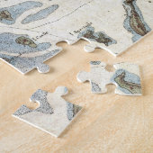 ボストン港(1807年)のヴィンテージの地図 ジグソーパズル (側面)